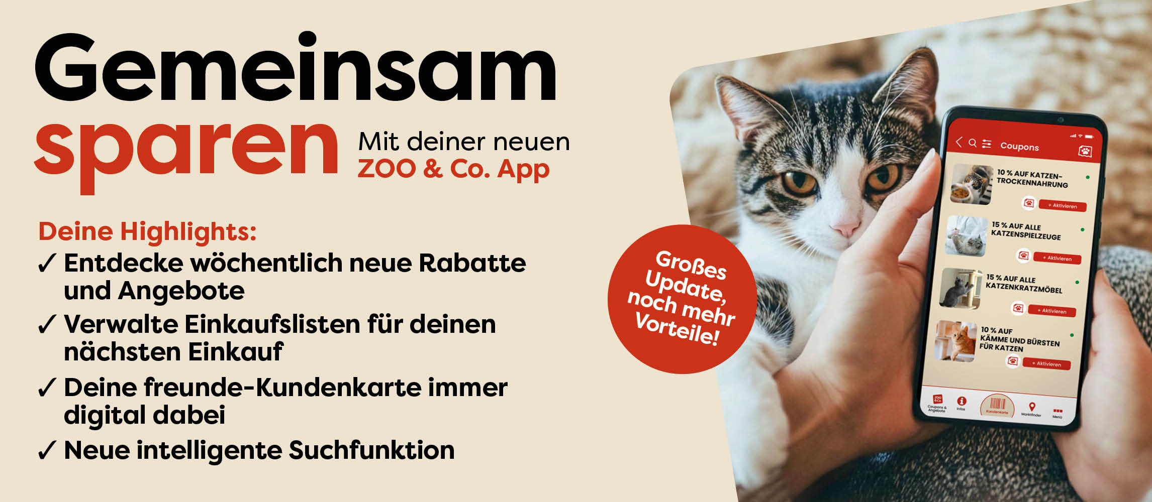 Entdecke die ZOO & Co. App mit allen Vorteilen!
