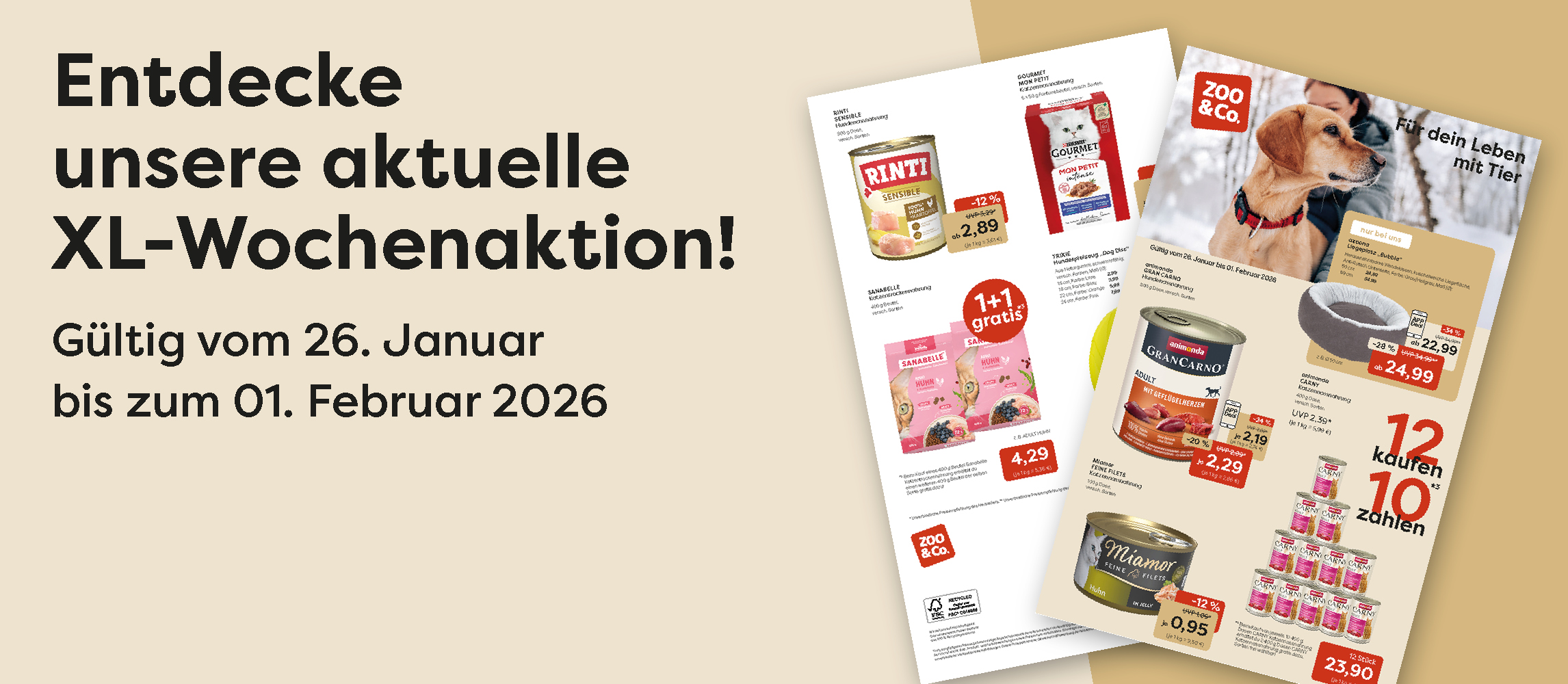 Entdecke unsere aktuelle XL-Wochenaktion vom 26.01.-01.02.2026!